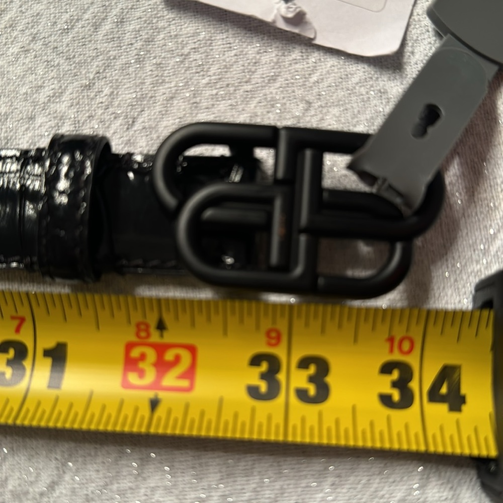 Balenciaga BRAND NEW Women Super Thin Belt in Black, SZ 70EU, 28”US,$495 - Picture 6 of 9